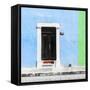 ¡Viva Mexico! Square Collection - Blue and Green Facade - Campeche-Philippe Hugonnard-Framed Stretched Canvas