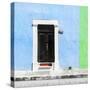 ¡Viva Mexico! Square Collection - Blue and Green Facade - Campeche-Philippe Hugonnard-Stretched Canvas