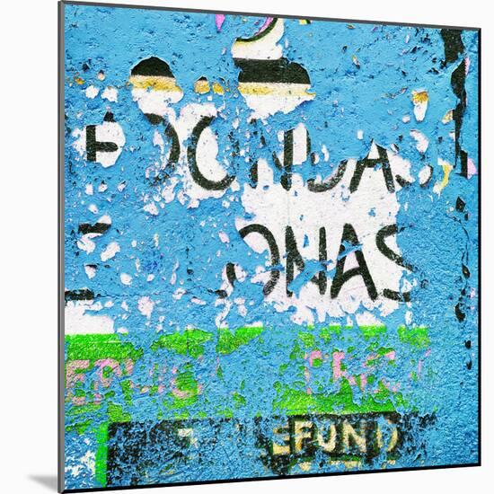 ¡Viva Mexico! Square Collection - Blue Grunge Wall-Philippe Hugonnard-Mounted Photographic Print