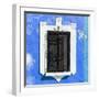 ¡Viva Mexico! Square Collection - Blue Wall & Black Window-Philippe Hugonnard-Framed Photographic Print
