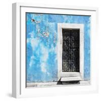 ¡Viva Mexico! Square Collection - Blue Wall of Silence-Philippe Hugonnard-Framed Photographic Print