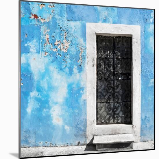 ¡Viva Mexico! Square Collection - Blue Wall of Silence-Philippe Hugonnard-Mounted Photographic Print