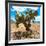 ¡Viva Mexico! Square Collection - Cactus II-Philippe Hugonnard-Framed Photographic Print