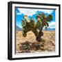 ¡Viva Mexico! Square Collection - Cactus II-Philippe Hugonnard-Framed Photographic Print