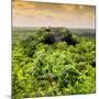 ¡Viva Mexico! Square Collection - Calakmul in the Mexican Jungle at Sunset-Philippe Hugonnard-Mounted Photographic Print