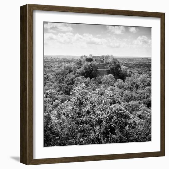 ¡Viva Mexico! Square Collection - Calakmul in the Mexican Jungle-Philippe Hugonnard-Framed Photographic Print