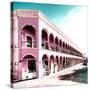 ¡Viva Mexico! Square Collection - Campeche Architecture II-Philippe Hugonnard-Stretched Canvas