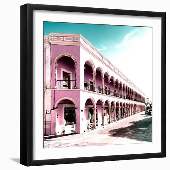 ¡Viva Mexico! Square Collection - Campeche Architecture II-Philippe Hugonnard-Framed Photographic Print