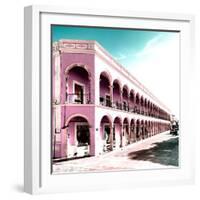 ¡Viva Mexico! Square Collection - Campeche Architecture II-Philippe Hugonnard-Framed Photographic Print