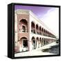 ¡Viva Mexico! Square Collection - Campeche Architecture III-Philippe Hugonnard-Framed Stretched Canvas