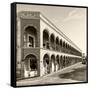 ¡Viva Mexico! Square Collection - Campeche Architecture V-Philippe Hugonnard-Framed Stretched Canvas