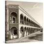 ¡Viva Mexico! Square Collection - Campeche Architecture V-Philippe Hugonnard-Stretched Canvas