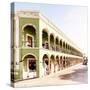 ¡Viva Mexico! Square Collection - Campeche Architecture VI-Philippe Hugonnard-Stretched Canvas
