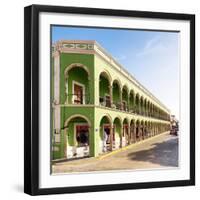¡Viva Mexico! Square Collection - Campeche Architecture-Philippe Hugonnard-Framed Photographic Print