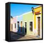 ¡Viva Mexico! Square Collection - Campeche Color Facades-Philippe Hugonnard-Framed Stretched Canvas