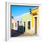 ¡Viva Mexico! Square Collection - Campeche Color Facades-Philippe Hugonnard-Framed Photographic Print