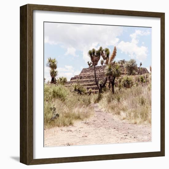 ¡Viva Mexico! Square Collection - Cantona Archaeological Ruins I-Philippe Hugonnard-Framed Photographic Print