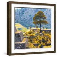 ¡Viva Mexico! Square Collection - Cantona Archaeological Ruins II - Puebla-Philippe Hugonnard-Framed Photographic Print