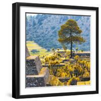 ¡Viva Mexico! Square Collection - Cantona Archaeological Ruins II - Puebla-Philippe Hugonnard-Framed Photographic Print