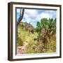 ¡Viva Mexico! Square Collection - Cantona Archaeological Ruins III-Philippe Hugonnard-Framed Photographic Print