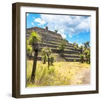 ¡Viva Mexico! Square Collection - Cantona Archaeological Ruins VI-Philippe Hugonnard-Framed Photographic Print