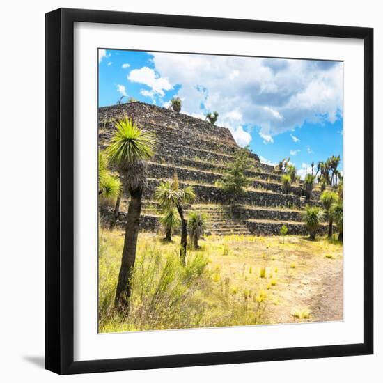 ¡Viva Mexico! Square Collection - Cantona Archaeological Ruins VI-Philippe Hugonnard-Framed Photographic Print