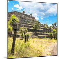 ¡Viva Mexico! Square Collection - Cantona Archaeological Ruins VI-Philippe Hugonnard-Mounted Photographic Print