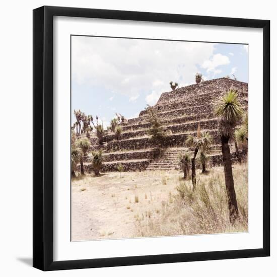 ¡Viva Mexico! Square Collection - Cantona Archaeological Ruins VII-Philippe Hugonnard-Framed Photographic Print