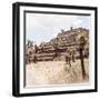 ¡Viva Mexico! Square Collection - Cantona Archaeological Ruins VII-Philippe Hugonnard-Framed Photographic Print