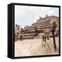 ¡Viva Mexico! Square Collection - Cantona Archaeological Ruins VII-Philippe Hugonnard-Framed Stretched Canvas