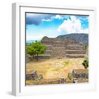 ¡Viva Mexico! Square Collection - Cantona Archaeological Ruins X-Philippe Hugonnard-Framed Photographic Print