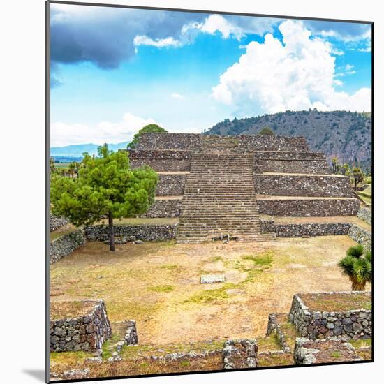 ¡Viva Mexico! Square Collection - Cantona Archaeological Ruins X-Philippe Hugonnard-Mounted Photographic Print