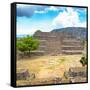 ¡Viva Mexico! Square Collection - Cantona Archaeological Ruins X-Philippe Hugonnard-Framed Stretched Canvas