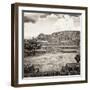 ¡Viva Mexico! Square Collection - Cantona Archaeological Ruins XII-Philippe Hugonnard-Framed Photographic Print