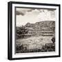 ¡Viva Mexico! Square Collection - Cantona Archaeological Ruins XII-Philippe Hugonnard-Framed Photographic Print