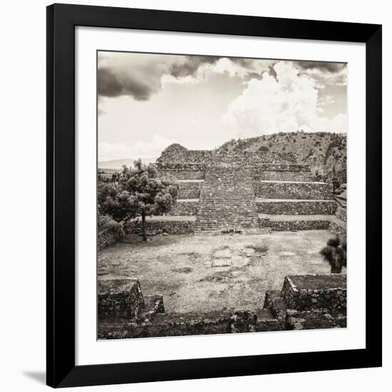 ¡Viva Mexico! Square Collection - Cantona Archaeological Ruins XII-Philippe Hugonnard-Framed Photographic Print