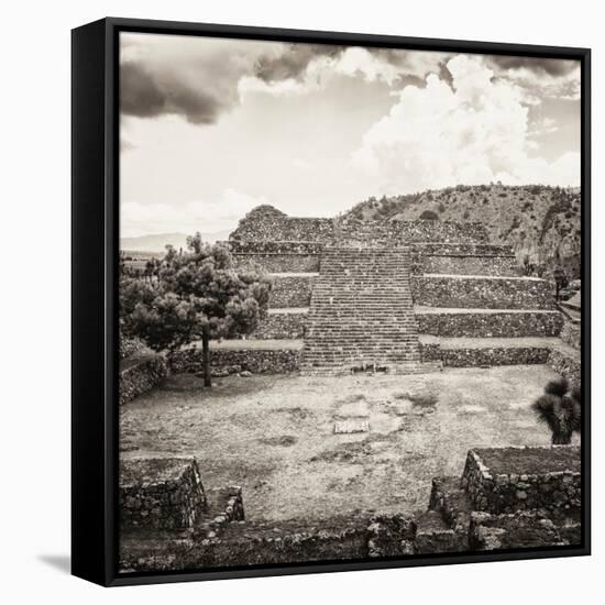 ¡Viva Mexico! Square Collection - Cantona Archaeological Ruins XII-Philippe Hugonnard-Framed Stretched Canvas