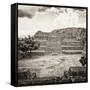 ¡Viva Mexico! Square Collection - Cantona Archaeological Ruins XII-Philippe Hugonnard-Framed Stretched Canvas