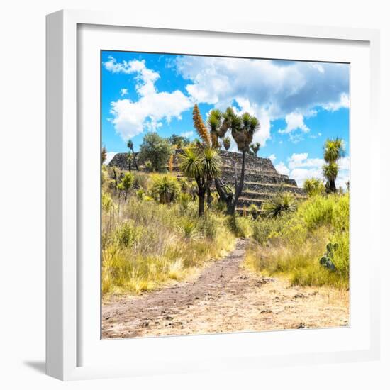 ¡Viva Mexico! Square Collection - Cantona Archaeological Ruins-Philippe Hugonnard-Framed Photographic Print