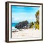 ¡Viva Mexico! Square Collection - Caribbean Coastline in Tulum II-Philippe Hugonnard-Framed Photographic Print