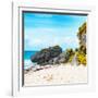 ¡Viva Mexico! Square Collection - Caribbean Coastline in Tulum II-Philippe Hugonnard-Framed Photographic Print