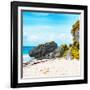 ¡Viva Mexico! Square Collection - Caribbean Coastline in Tulum II-Philippe Hugonnard-Framed Photographic Print