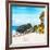 ¡Viva Mexico! Square Collection - Caribbean Coastline in Tulum II-Philippe Hugonnard-Framed Photographic Print