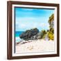 ¡Viva Mexico! Square Collection - Caribbean Coastline in Tulum II-Philippe Hugonnard-Framed Photographic Print