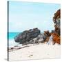 ¡Viva Mexico! Square Collection - Caribbean Coastline in Tulum III-Philippe Hugonnard-Stretched Canvas