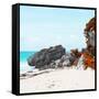 ¡Viva Mexico! Square Collection - Caribbean Coastline in Tulum III-Philippe Hugonnard-Framed Stretched Canvas