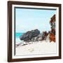 ¡Viva Mexico! Square Collection - Caribbean Coastline in Tulum III-Philippe Hugonnard-Framed Photographic Print