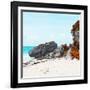 ¡Viva Mexico! Square Collection - Caribbean Coastline in Tulum III-Philippe Hugonnard-Framed Photographic Print