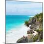 ¡Viva Mexico! Square Collection - Caribbean Coastline in Tulum IV-Philippe Hugonnard-Mounted Photographic Print