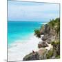 ¡Viva Mexico! Square Collection - Caribbean Coastline in Tulum IV-Philippe Hugonnard-Mounted Photographic Print